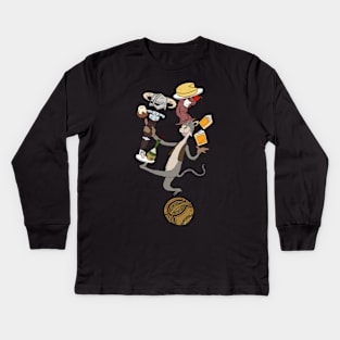 The Khajiit In The Hat Kids Long Sleeve T-Shirt